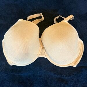 Natori Bliss Perfection Lace Contour Underwire Bra Beige 36DDD 721154